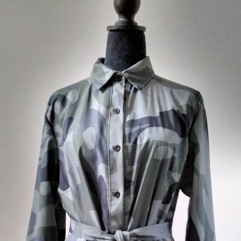 Maxi Camouflage Dress